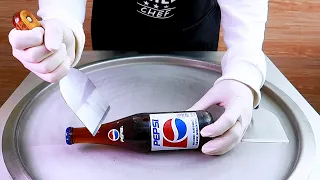 pepsi ice cream ice cream rolls street food - ايسكريم رول على الصاج بيبسي
