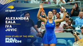 Alexandra Eala vs. Iva Jovic Full Match | Stars of the Open | 2026 US Open