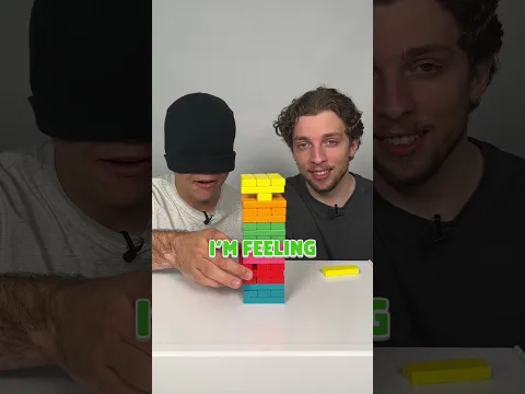 BLINDFOLDED JENGA!