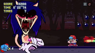 FNF Sonic.EXE ReMastered GIGA Boss Fight Mania Plus Mod [Boyfriend Playable]