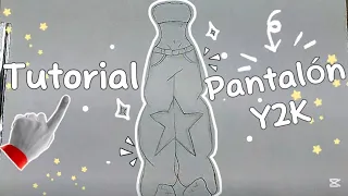 Tutorial De Cómo Dibujar Pantalón Al Estilo Y2k?💕✨ // Por: @DibujandoConDianita 