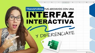 ✅ Transforma tu Excel en una INTERFAZ INTERACTIVA (sin macros)