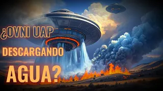 💥GRABAN GIGANTESCO OVNI EN CALIFORNIA DESCARGANDO AGUA EN LOS INCENDIOS | O ¿FENÓMENOS NATURALES?