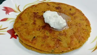 ਮੱਕੀ ਦੇ ਆਟੇ ਦੇ ਆਲੂ ਵਾਲੇ ਪਰੌਂਠੇ | मक्की आलू पराठा | Makai Ka Aloo Paratha | Aloo Makki Ki Roti Recipe
