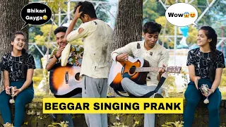 Beggar Singing Hindi Songs Mashup | Prank On Cute Girls | Epic Public Reaction😱 In India | Jhopdi K