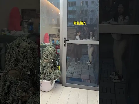 伪装成一棵树整蛊妹妹，结果妹妹当场怀疑人生竟要揍我？【两只马儿—恶搞姐妹】