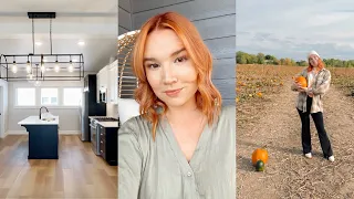 I DYED MY HAIR RED + I'M MOVING! | MOVING VLOG #1 | showing the house & starting packing!