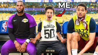 I Got Exclusive Access At the Lakers Jazz Game