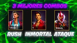 LAS MEJORES COMBINACIONES DE HABILIDADES EN FREE FIRE 2024 😱PARA CLASIFICATORIA Y DUELO DE ESCUADRAS