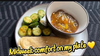 Roti, salad aur kachhe aam ki chatpati sabji 🥭✨| Day 202 | Daily Vlog Challenge ❤️