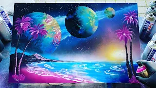 Candy Shore - SPRAY PAINT ART by Skech