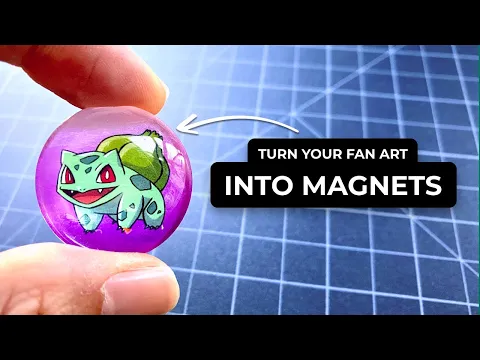 How To Turn Your Fan Art Into Magnets #Shorts #YouTubePartner