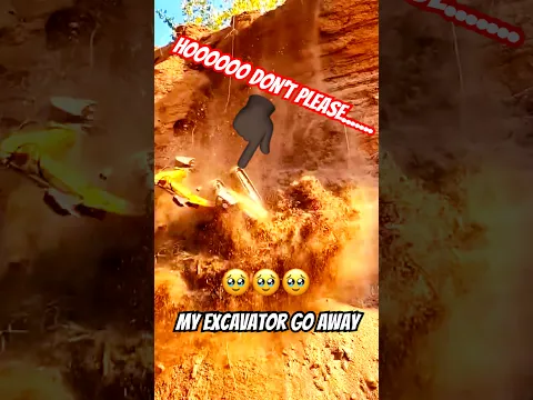 RC Excavator CLIFF DIVE! 🚜 Epic Miniature Construction Fail! 💥