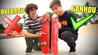 QUEBRA O SKATE GANHA OUTRO! (impossível)