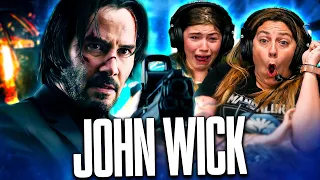 Our First Time Watching JOHN WICK!! MOVIE REACTION!! | Mom & Daughter Reacts!