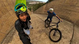 MOST DANGEROUS RACE SKATE VS BMX!