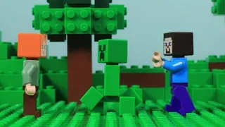 Creeper Explosion! | Stop Motion | Lego Minecraft | Billy Bricks | WildBrain Deutsch