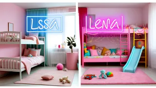 Lisa Or Lena Home Bedroom 🛏🛏🛏 #lisaorlenahome #tiktok #للبنات #chooseone