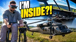 I Flew My RC Blackhawk From a Cockpit Chair
