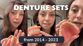 My Dentures through the years 2014-now