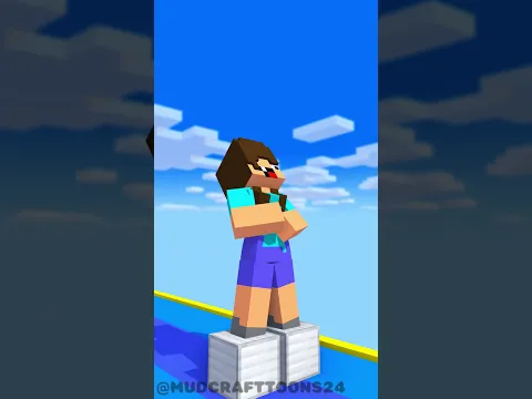 Cargo Skates Ladder Run: Aphmau vs Noob #minecraft #fyp