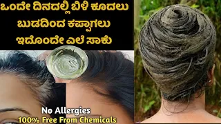 Tried Mixing INDIGO & HENNA again - Live Results | 2 in 1 STEP PROCESS | 100% Natural black Colour.