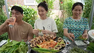 |1453| ĂN THỊT NƯỚNG VỚI KIM CHI VÀO MÙA HÈ NÀ.