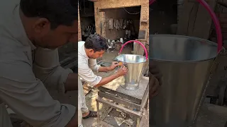 Crafting a Traditional Galvanized Metal Bucket by Hand | No Welding, No Power Tools
