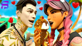 BEACH JULES and MIDSUMMER MIDAS FALL IN LOVE !! -  Fortnite Short