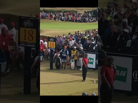 The Worst Golf Fan while Tiger Woods Golf Swing