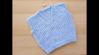Chaleco celeste