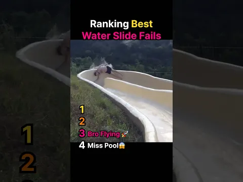 Water Slide Fails 😂