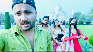 Aliza Ko Tajmahal Lekar Agya♥️🏰🥰 #vlog  #tajmahal #samaliza