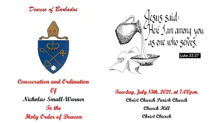 Diocese of Barbados -  Ordination Service (7:00PM)