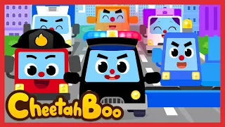 🚕🚗 Vroom Vroom Cheetahboo's Car Songs Compilation 🚕🚗💨💨 | Nursery rhymes | Kids song | #Cheetahboo