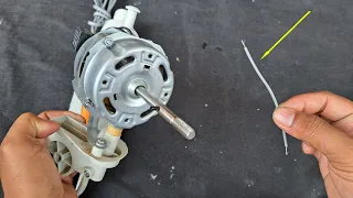 CARA PERBAIKI KIPAS ANGIN MATI TOTAL CUMA PAKAI  SATU KABEL !!