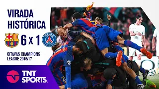 Barcelona 6 x 1 PSG - Melhores Momentos - Oitavas de Final Champions League 2016/17