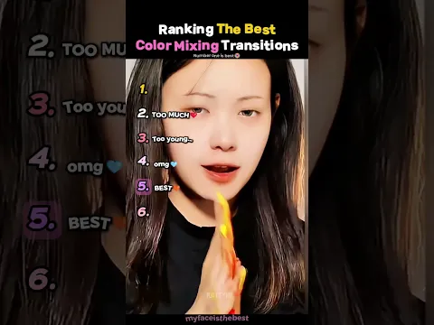 Ranking The Best Color Mixing Transitions