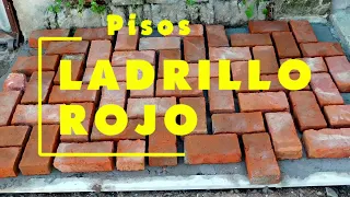 Y que tal quedaría un Piso de ladrillos