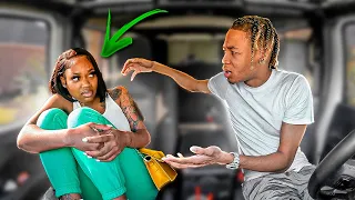 FLINCHING EVERY TIME MY BOYFRIEND TRIES TO TOUCH ME TO SEE HOW HE REACTS...