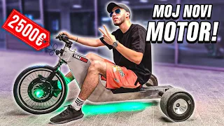 MOJ NOVI MOTOR SA TRI TOČKA ! * električni *