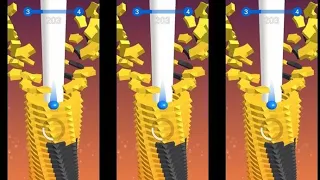 STACK BALL 3D GEME 😱#stackball #shortsfeed #shortlive