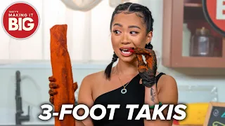 I Made 3-Foot Takis | Making It BIG