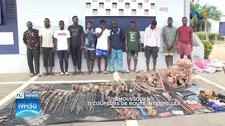 Yamoussoukro : 11 coupeurs de route interpellés