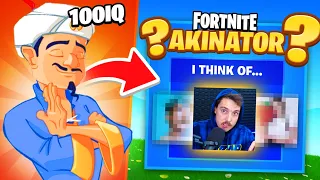 Can Akinator Guess the BIGGEST Fortnite Youtubers?!