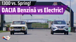 Dacia Spring vs. Dacia 1300 - CURSA ANULUI în Lumea Auto!