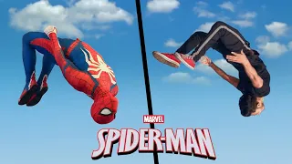 Trying Stunt From Spider-Man 2 IN REAL LIFE, (PS5 Parkour)
