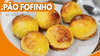 Pão de Batata Doce Rápido e Fofinho não vai farinha
