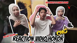 MERINDING!!REACTION HOROR PALING SERAM DI DUNIA!BIKIN JANTUNGAN!