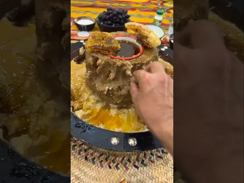 This is the most powerful breakfast in Saudi Arabia #shortsvideo